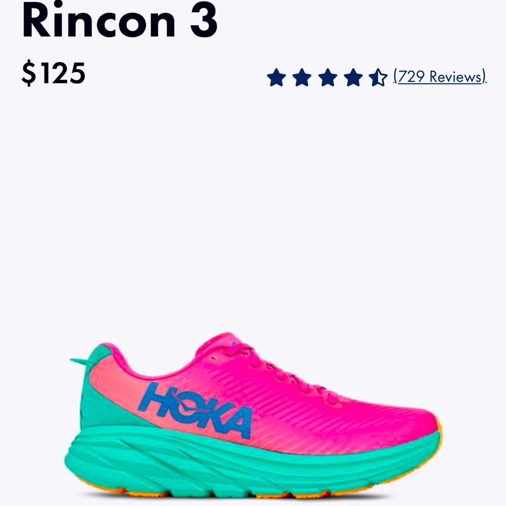 Womens Hoka Rincon 3 running shoes